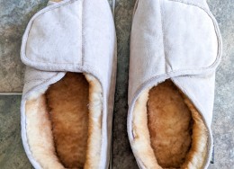 Old Friend step-in sheepskin slippers - L