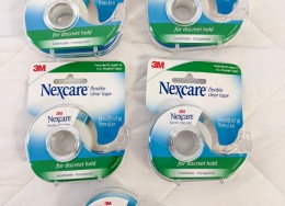 Nexcare flexible clear tape dispensers