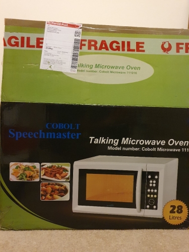 Cobolt Talking Microwave